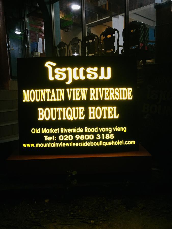 Mountainview Riverside Boutique Hotel Vang Vieng Exterior foto