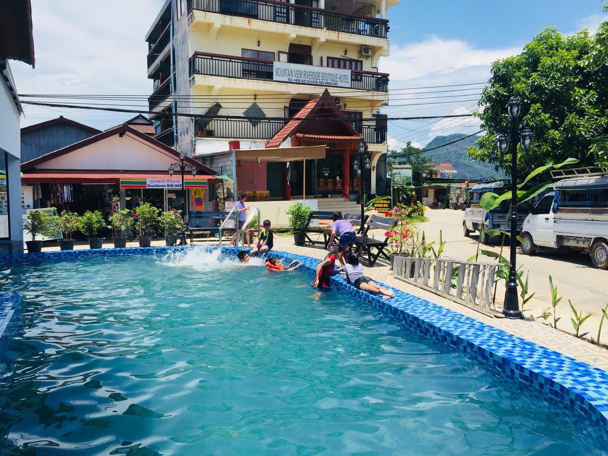 Mountainview Riverside Boutique Hotel Vang Vieng Exterior foto